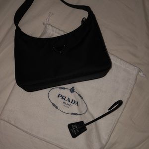 prada nylon re-edition handbag